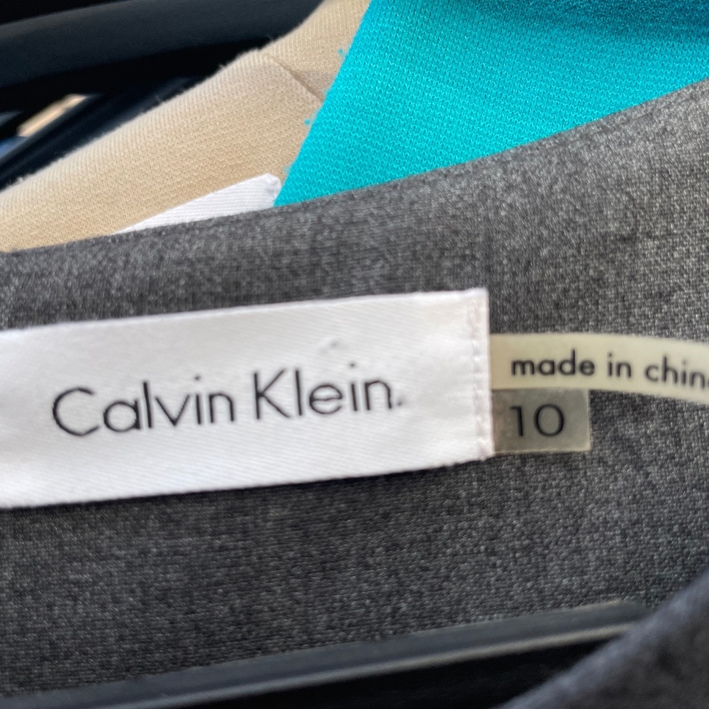 Calvin Klein Grey Bodycon Dress